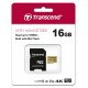 Памет Transcend 16GB microSD UHS-I U3 (with adapter), MLC Памет Transcend 16GB microSD UHS-I U3 (with adapter), MLC