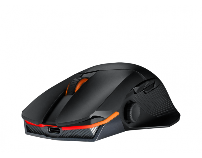 Мишка Asus ROG Chakram X Origin Gaming Mouse, Tri-mode connectivity (2.4GHz RF, Bluetooth, Wired), 36000 DPI sensor, 11 programmable buttons, Detachable joystick, Paracord cable, Black Мишка Asus ROG Chakram X Origin Gaming Mouse, Tri-mode connectivity (2.4GHz RF, Bluetooth, Wired), 36000 DPI sensor, 11 programmable buttons, Detachable joystick, Paracord cable, Black