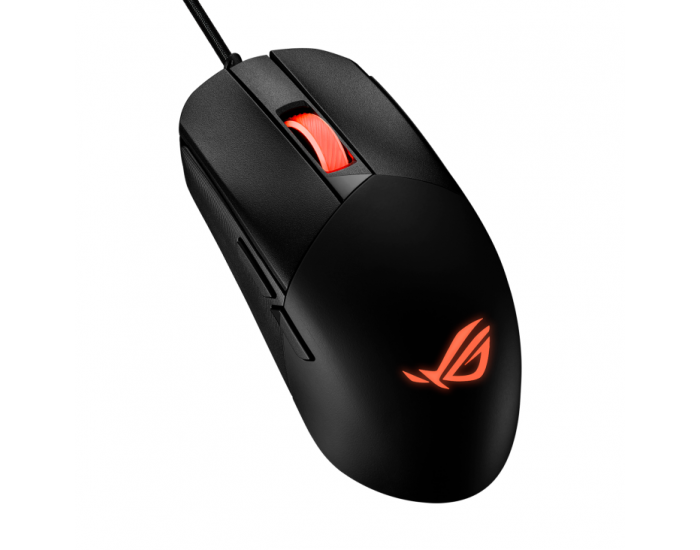 Мишка Asus ROG Strix Impact III Gaming Mouse, Semi-Ambidextrous, Wired, Lightweight, 12000 DPI sensor, 5 programmable buttons, Replaceable switches, Paracord cable, FPS gaming mouse, Black Мишка Asus ROG Strix Impact III Gaming Mouse, Semi-Ambidextrous, Wired, Lightweight, 12000 DPI sensor, 5 programmable buttons, Replaceable switches, Paracord cable, FPS gaming mouse, Black