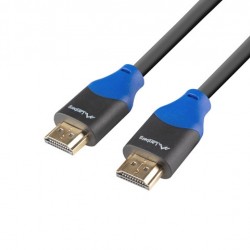 Кабел Lanberg HDMI M/M V2.0 cable 1.8m 4K CU box, black BOX - Lanberg