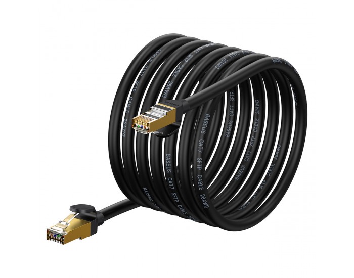 Мрежов кабел Baseus WKJS010501 Ethernet RJ45 10Gbps 5м - черен