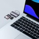 Четец на карти Baseus Lite Series адаптер SD / TF USB WKQX060013 сив