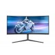 Монитор Philips 34M2C6500, 34" Curved 1800R QD-OLED, 3440x1440@175Hz, 0.03ms GtG, 1000 nit, 1 000 000:1, Mega Infinity DCR, Adaptive Sync, FlickerFree, LowBlue Mode, Tilt, Height Adjust, Swivel, 2xHDMI, DP, USB hub
