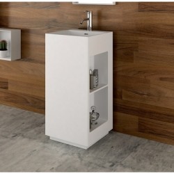 Масивен Умивалник с шкаф за баня - ICB 4245 - Мивки и Смесители