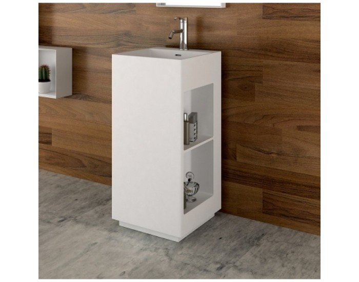 Масивен Умивалник с шкаф за баня - ICB 4245