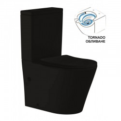 Моноблок ICC 6335MB TORNADO BLACK - Моноблокове, Тоалетни чини, Бидета и Структори