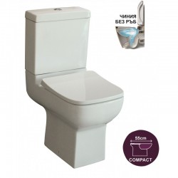 МОНОБЛОК 5583P DANTE COMPACT ЗАДНО ОТТИЧАНЕ - Моноблокове, Тоалетни чини, Бидета и Структори