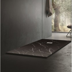 Поддушово корито MARBLE TEXTURE ICST 14080MB-2 - Душ кабини, Корита и Паравани