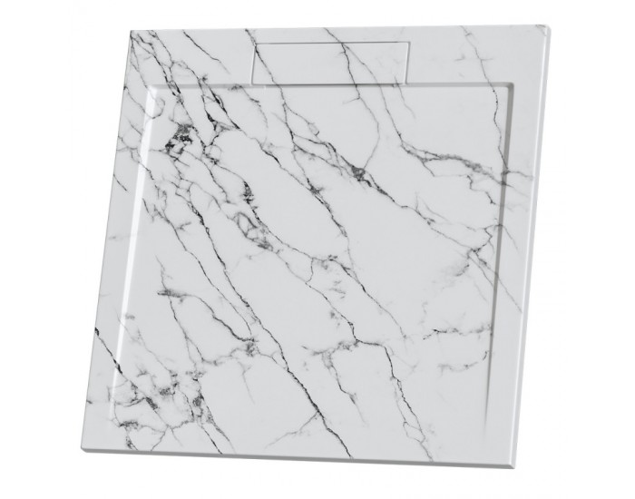 Поддушово корито MARBLE TEXTURE ICST 9090MB-1