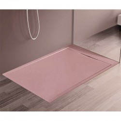 Поддушово корито MARBLE TEXTURE ICST 12080PINK - Душ кабини, Корита и Паравани