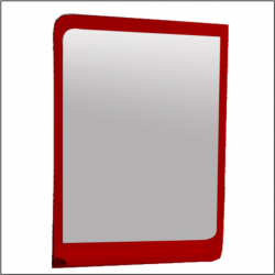 Огледало ICM 1780RED - Шкафове за баня