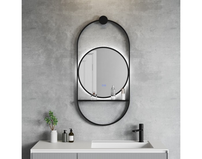 SAVONA BLACK ОГЛЕДАЛО LED 60X120 1943MB