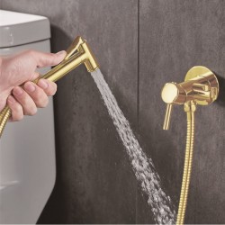 Месингов смесител за вграждане ICF 3314 GOLD - Мивки и Смесители
