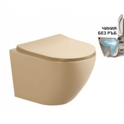 Конзолна тоалетна чиния ICC 4937BEIGE - Моноблокове, Тоалетни чини, Бидета и Структори
