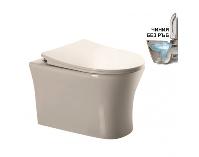 Конзолна тоалетна чиния ICC 3635W NEW