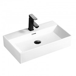 ПОРЦЕЛАНОВ УМИВАЛНИК COMPACT WHITE 6036W - Мивки и Смесители