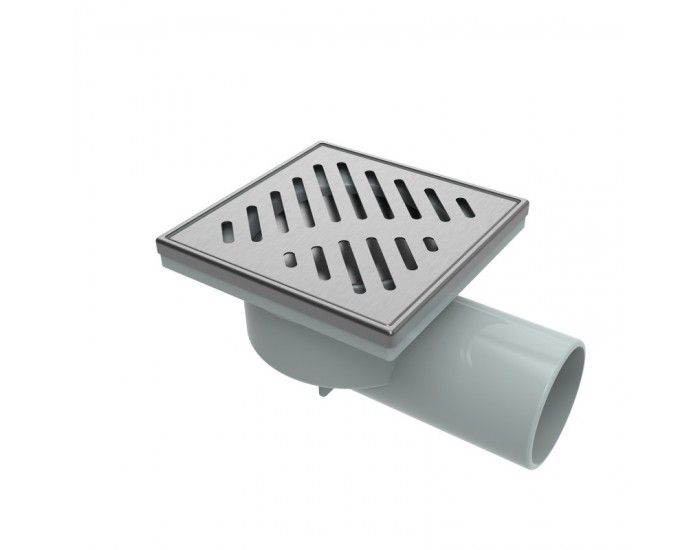 ПОДОВ СИФОН 100*100мм 6414GG GUN GREY