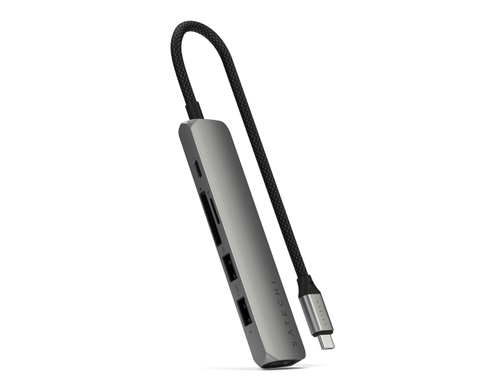 HUB USB Satechi 6-in-1 USB-C Slim Multiport Adapter ST-P6SM HUB USB Satechi 6-in-1 USB-C Slim Multiport Adapter ST-P6SM