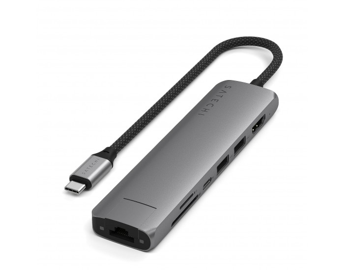 HUB USB Satechi 7-in-1 USB-C Slim Multiport Adapter ST-P7SM HUB USB Satechi 7-in-1 USB-C Slim Multiport Adapter ST-P7SM