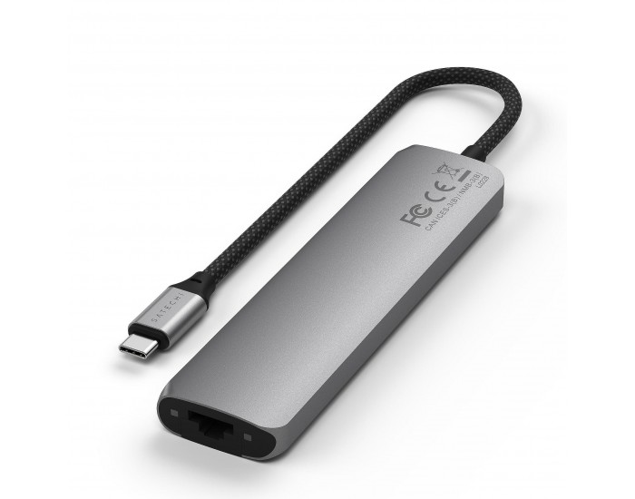 HUB USB Satechi 7-in-1 USB-C Slim Multiport Adapter ST-P7SM HUB USB Satechi 7-in-1 USB-C Slim Multiport Adapter ST-P7SM
