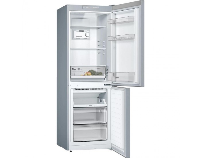 Хладилник с фризер Bosch KGN33NLEB , 282 l, E , No Frost , Инокс