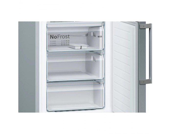 Хладилник с фризер Bosch KGN397LEQ , 368 l, E , No Frost , Инокс