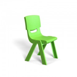 RFG Детски стол Chico, пластмасов, с облегалка, зелен, 41 х 35 х 62 cm - Детски столове
