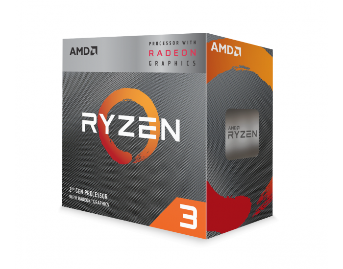 Процесор AMD RYZEN 3 3200G, 4-Core, 3.6 GHz, 6MB, 65W, AM4, BOX Процесор AMD RYZEN 3 3200G, 4-Core, 3.6 GHz, 6MB, 65W, AM4, BOX