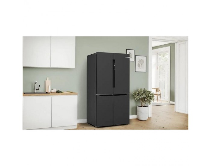Хладилник Side-by-Side Bosch KFN96AXEA , 605 l, E , No Frost , Черна неръждаема стомана