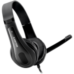 Слушалки с микрофон Canyon CNS-CHSC1B , OVER-EAR - Офис