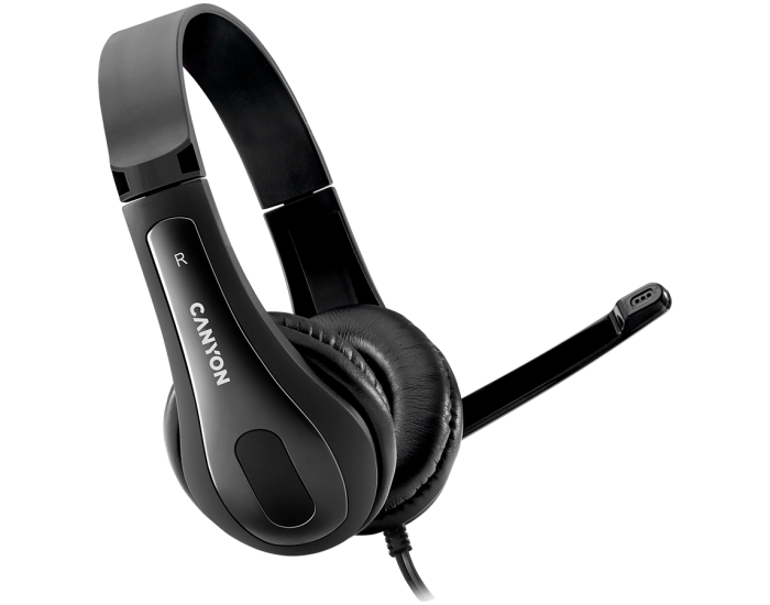 Слушалки с микрофон Canyon CNS-CHSC1B , OVER-EAR Слушалки с микрофон Canyon CNS-CHSC1B , OVER-EAR