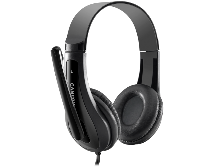 Слушалки с микрофон Canyon CNS-CHSC1B , OVER-EAR Слушалки с микрофон Canyon CNS-CHSC1B , OVER-EAR