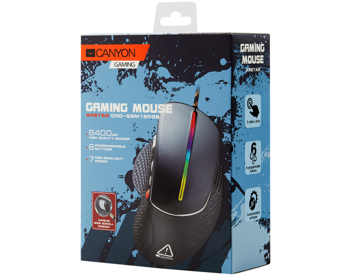 Мишка Canyon CND-SGM12RGB Мишка Canyon CND-SGM12RGB