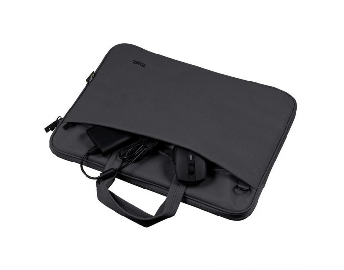 Чанта TRUST Bologna Laptop Bag 16" Eco Black Чанта TRUST Bologna Laptop Bag 16" Eco Black