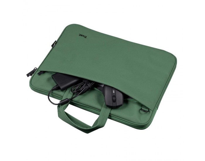 Чанта TRUST Bologna Laptop Bag 16" Eco Green Чанта TRUST Bologna Laptop Bag 16" Eco Green