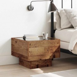 Sonata H Шкаф за съхранение Старо дърво 40 x 40 x 30 cm - Нощни шкафчета