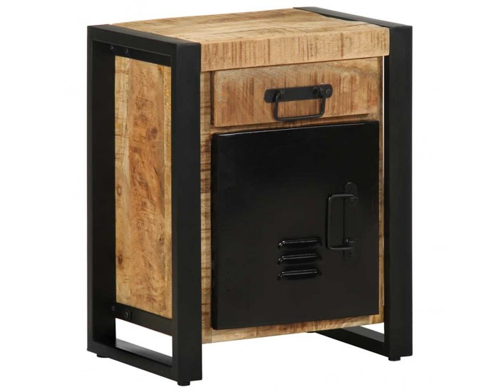 Sonata H Нощно шкафче 40x30x50 cm Масивна груба дървесина Манго