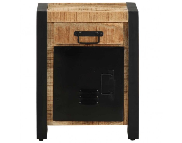 Sonata H Нощно шкафче 40x30x50 cm Масивна груба дървесина Манго