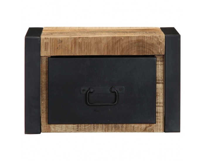 Sonata H Нощно шкафче 40x35x25 cm Масивна груба дървесина Манго