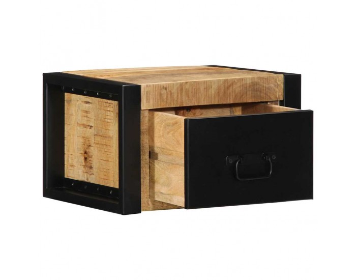 Sonata H Нощно шкафче 40x35x25 cm Масивна груба дървесина Манго