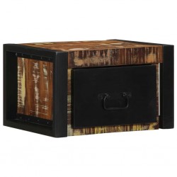 Sonata H Нощно шкафче Multicolour Масивна дървесина Възстановена - Нощни шкафчета