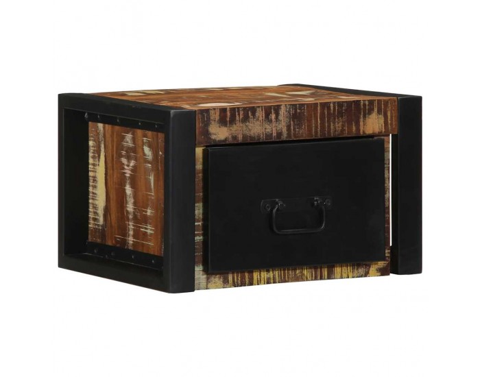 Sonata H Нощно шкафче Multicolour Масивна дървесина Възстановена