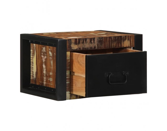 Sonata H Нощно шкафче Multicolour Масивна дървесина Възстановена