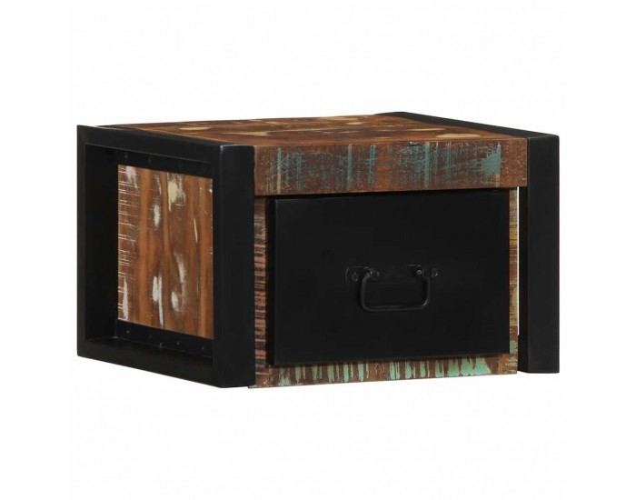 Sonata H Нощно шкафче Multicolour Масивна дървесина Възстановена