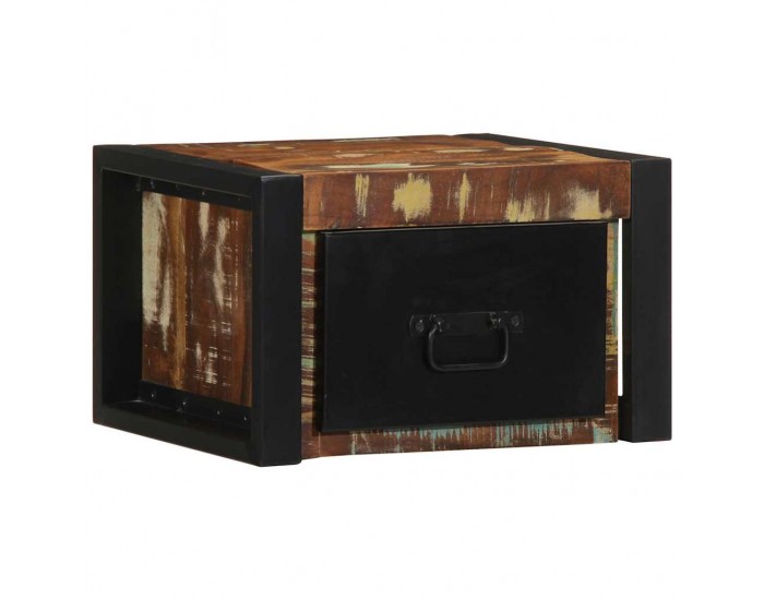 Sonata H Нощно шкафче Multicolour Масивна дървесина Възстановена