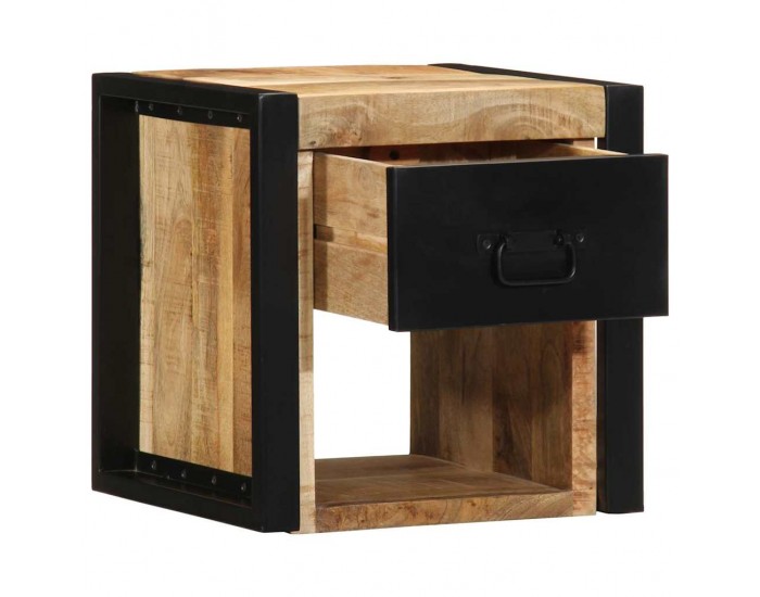 Sonata H Нощни шкафове 2 бр. 40x35x40 cm Масивна груба дървесина Манго