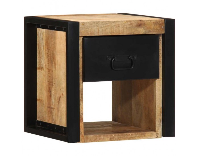 Sonata H Нощни шкафове 2 бр. 40x35x40 cm Масивна груба дървесина Манго