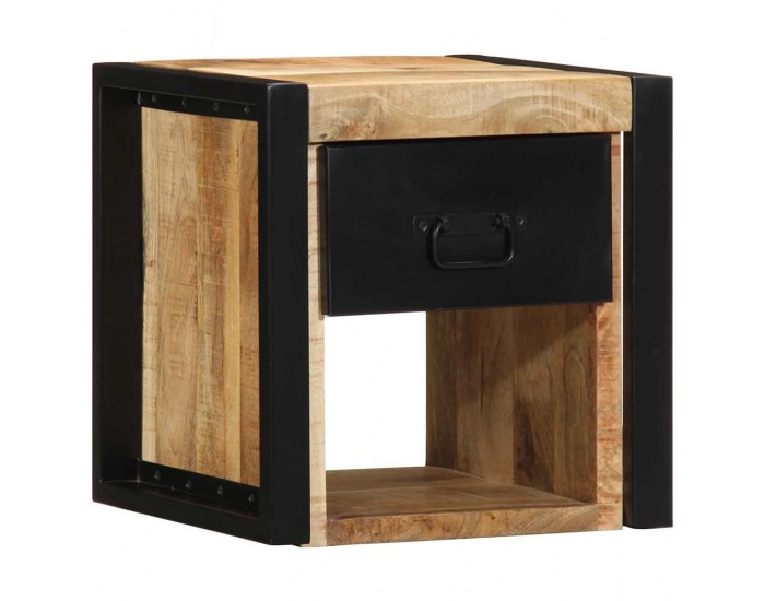 Sonata H Нощни шкафове 2 бр. 40x35x40 cm Масивна груба дървесина Манго