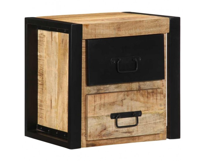 Sonata H Нощни шкафове 2 бр. 40x35x40 cm Масивна груба дървесина Манго