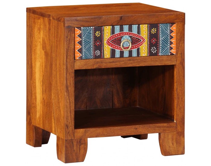 Sonata H Нощно шкафче 40x35x45 cm масивна дървесина акация